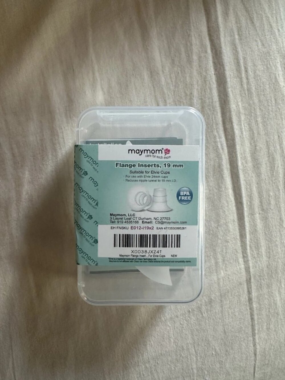 Maymom 19mm Flange Inserts for Spectra / Elvie 24mm Flanges – New Sealed